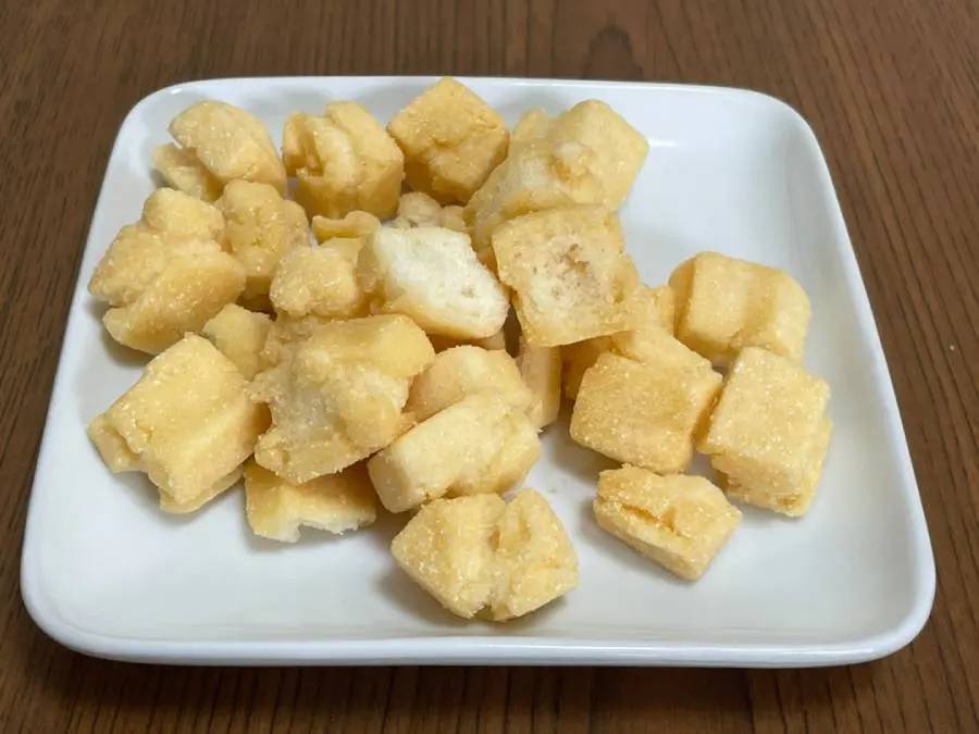 亀田製菓「堅ぶつ」に大学芋のタレ　公式おすすめのレシピを再現してみた