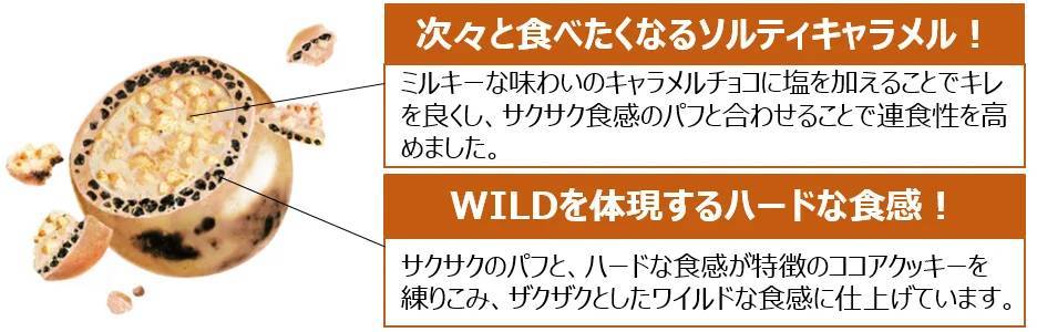 ワイルドにかじりつけ！今年の冬は2種類のキャラメル味「GET WILDクランキーポップジョイ＜BIGソルティキャラメル＞」「GET WILDクランキー＜キャラメル＆クッキー＞」発売