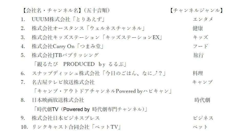 ストリーミングテレビ「FAST」が日本初上陸　UUUM、メ～テレらが参加