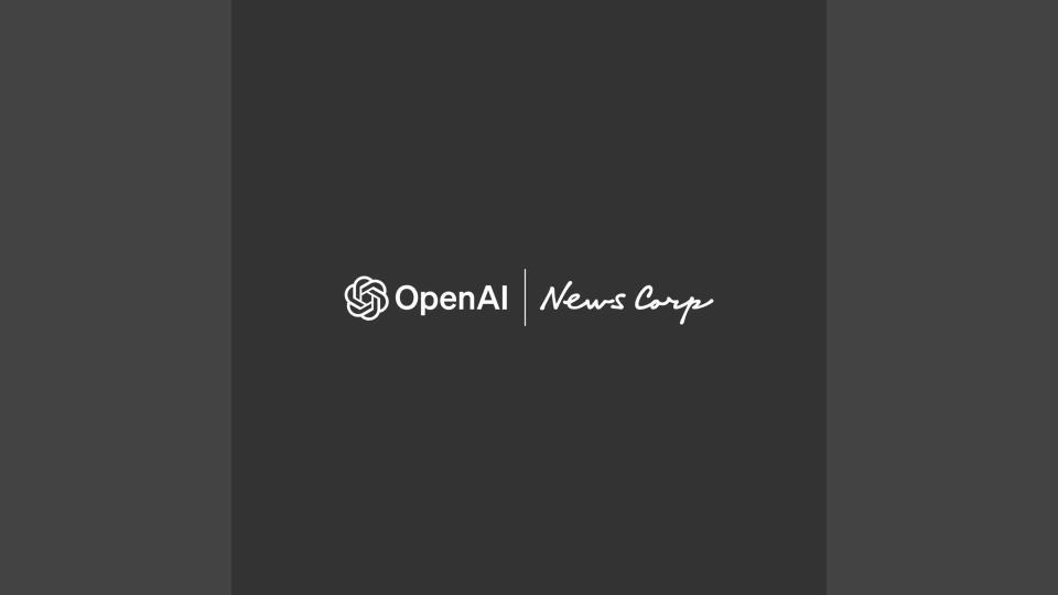 OpenAI、WSJ親会社のNews Corpのニュースコンテンツの活用について複数年契約を締結