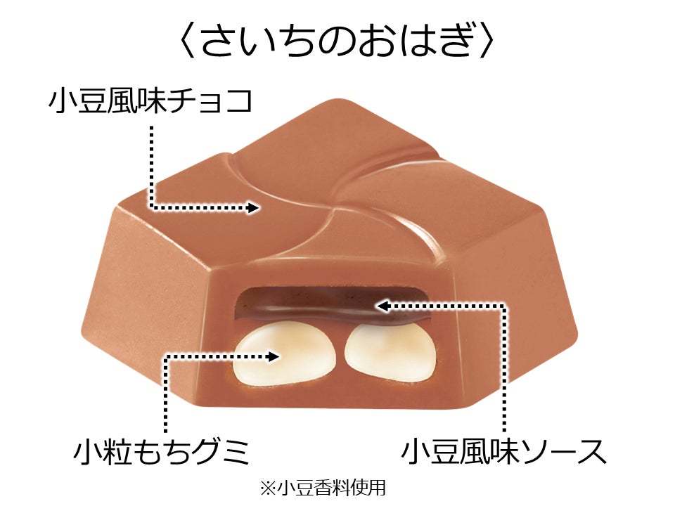 おはぎの名店“秋保おはぎ本舗 さいち”とコラボ!チロルチョコ新商品「さいちのおはぎチョコ〈袋〉」を発売