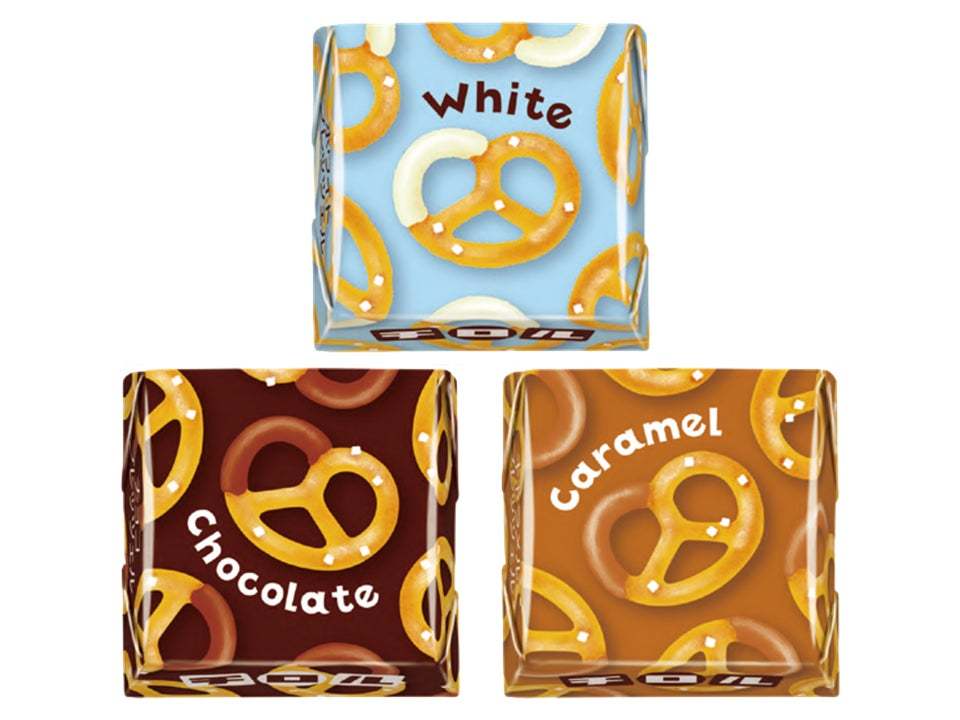 甘じょっぱさがクセになる!チロルチョコ新商品「ソルティプレッツェル〈袋〉」を5/15~全国で発売